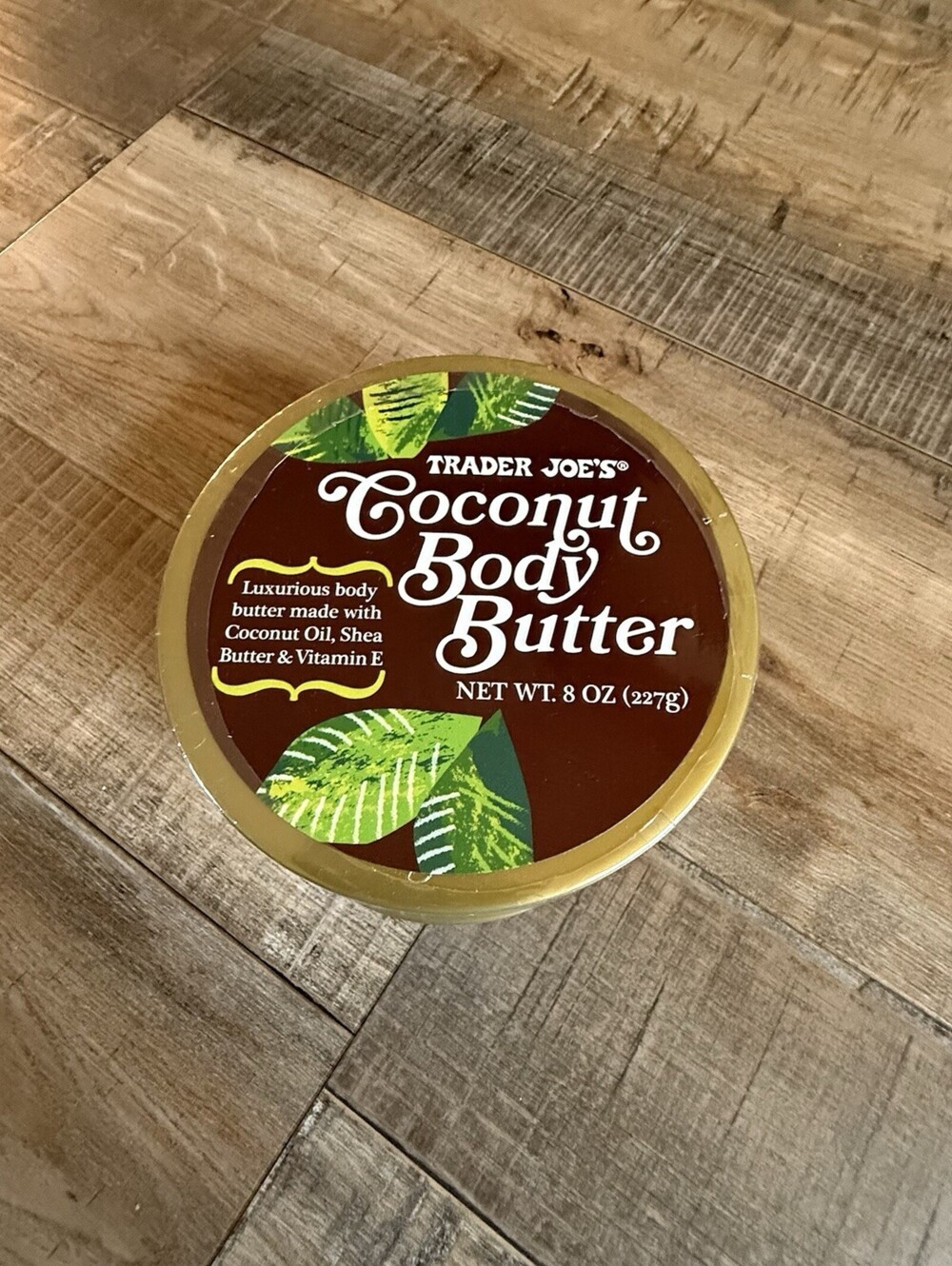 Trader Joe's Coconut Body Butter 8 oz New Unopened